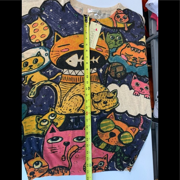 Purplish London Light Weight Top Tunic Sweater - Picture 7 of 13